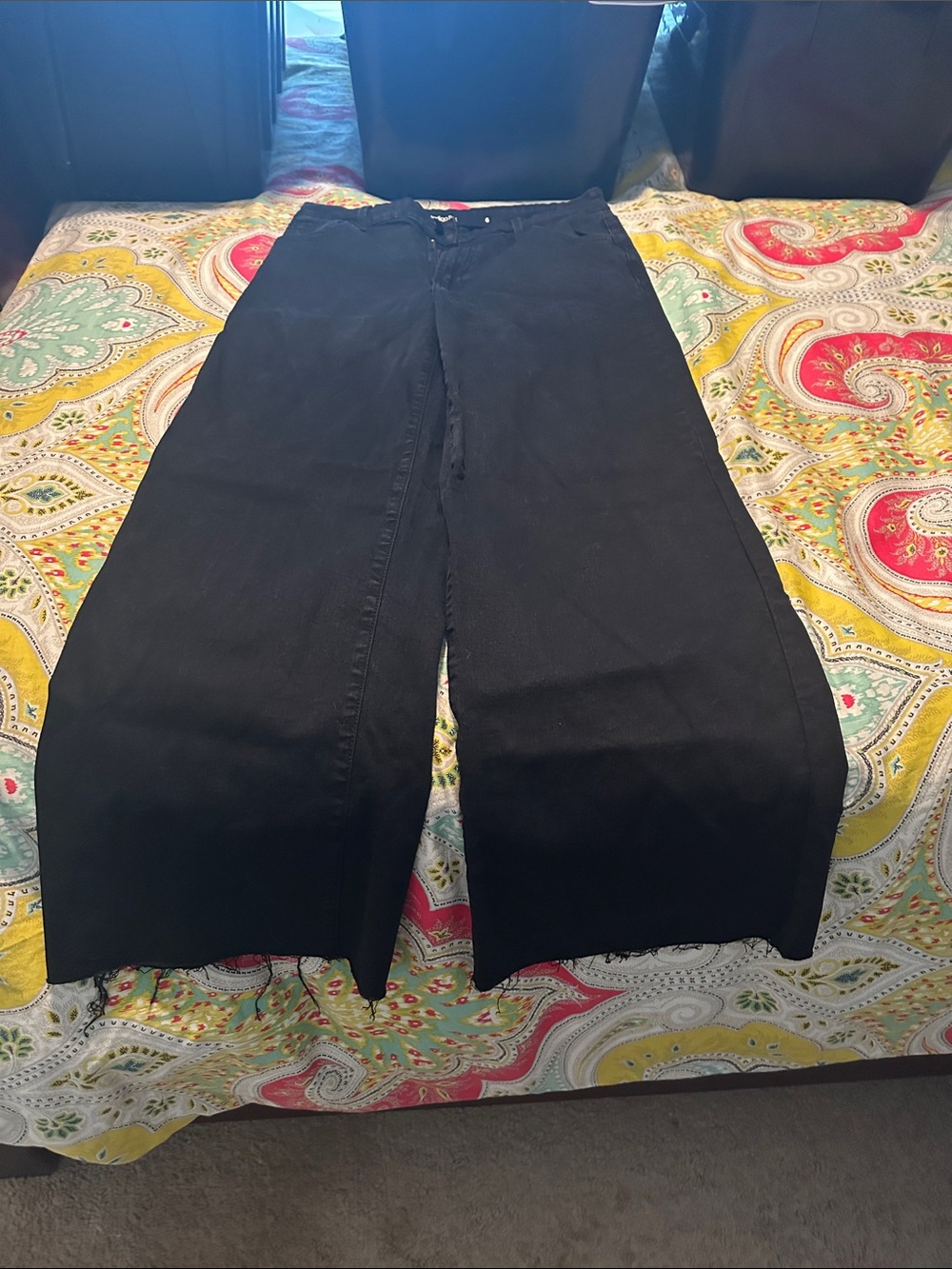 Indigo Black Wide-Leg Women's Jeans - Flare Style